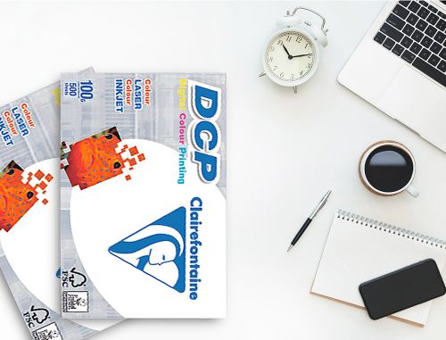 Papel fotocopia clairefontaine din a4 100 gr embalagem de 500 folhas , Clairefontaine , 72397 , 3329680182101